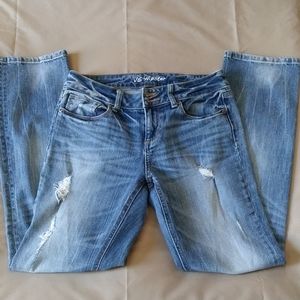 Victoria's Secret distressed hipster jeans
